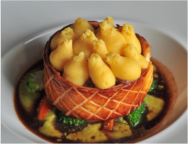 Wild boar cottage pie by Chef Justin Jennings