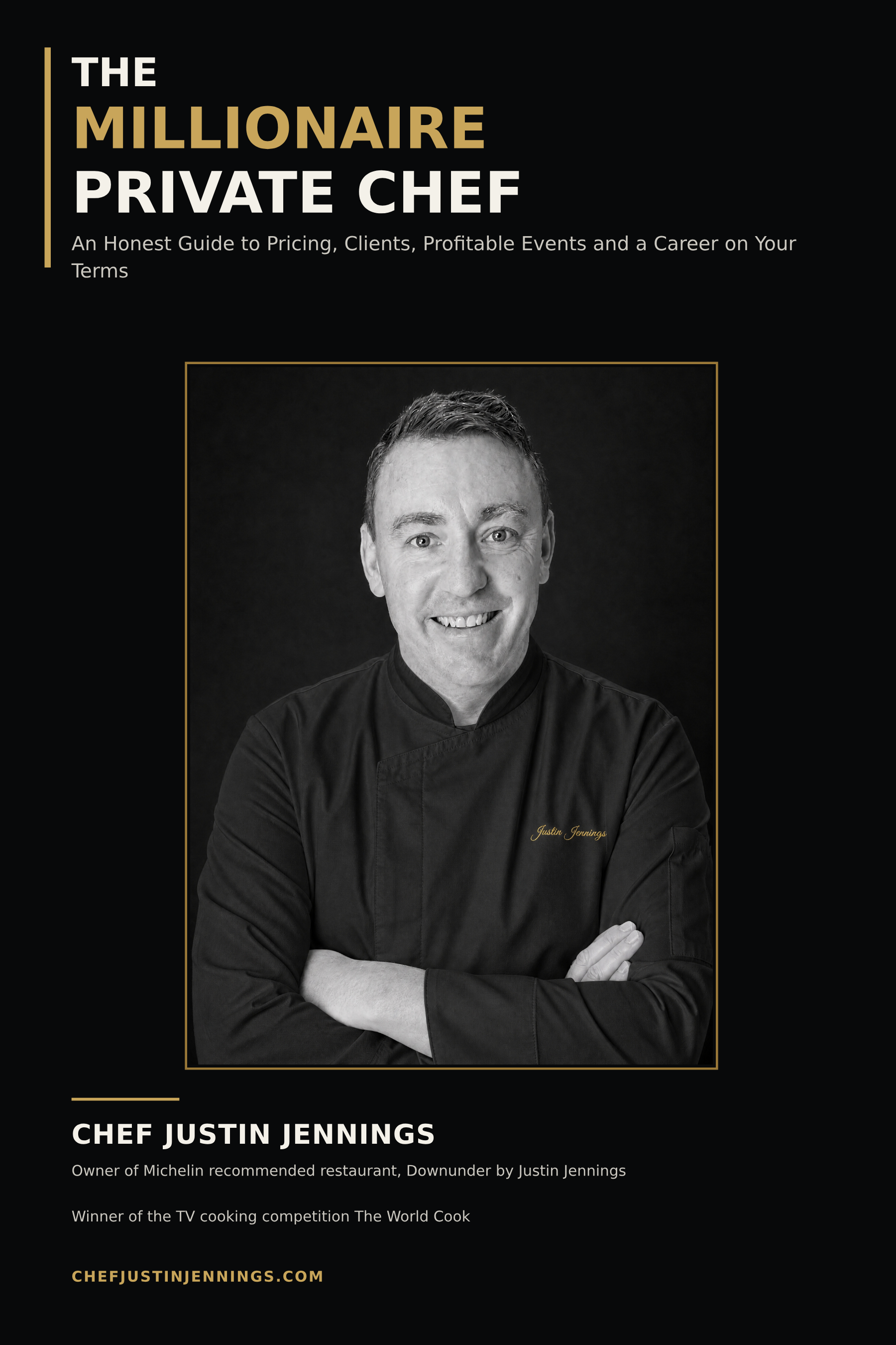 Private chef event planning guide with professional kitchen setup
