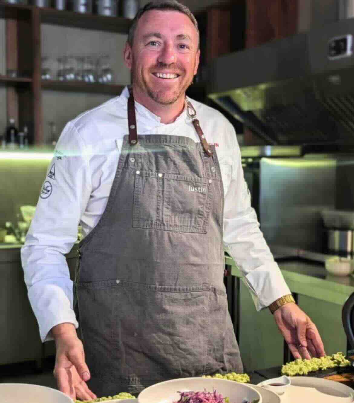 Chef Justin Jennings, first champion of The World Cook and MICHELIN selected chef at Downunder restaurant in Lisbon